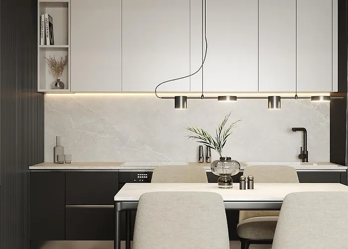 Apartman Elegant New Luxe 2br Azulis Apartment#7 - Big Terrace - Smart Check-in - Free Secure Parking *