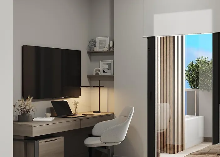 Elegant New Luxe 2br Azulis Apartment#7 - Big Terrace - Smart Check-in - Free Secure Parking * オルビア